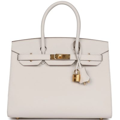 Hermès Birkin Sellier 30 Gris Pale Epsom GHW