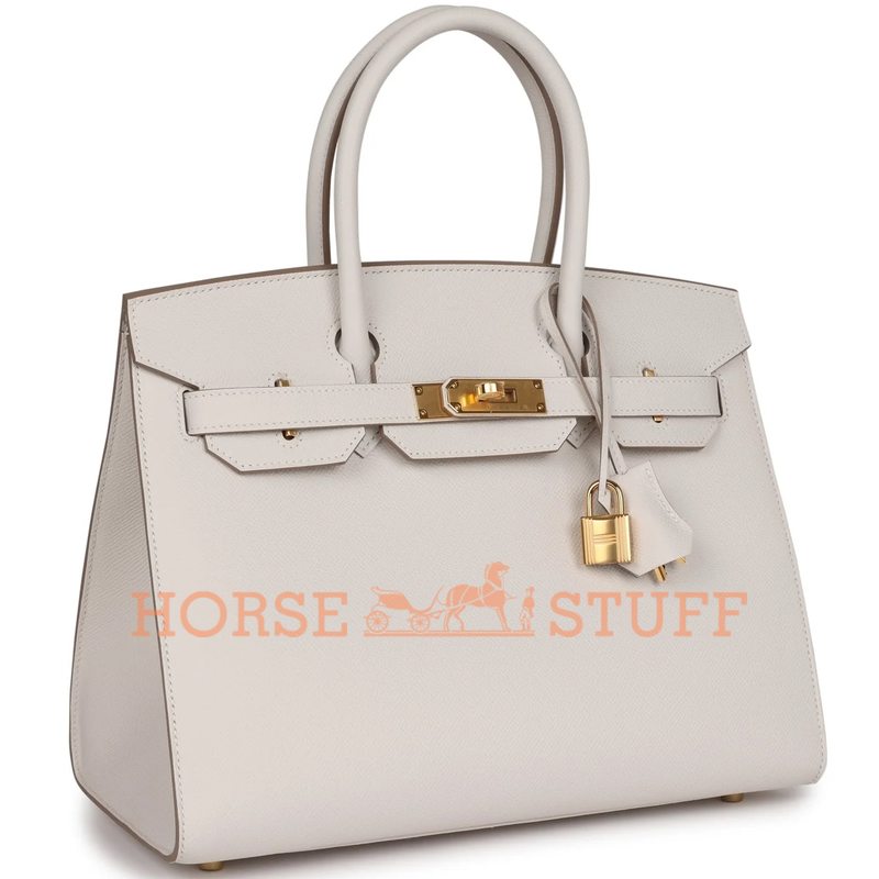 Hermès Birkin Sellier 30 Gris Pale Epsom GHW