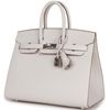 Hermès Birkin Sellier 30 Gris Pale Epsom PHW