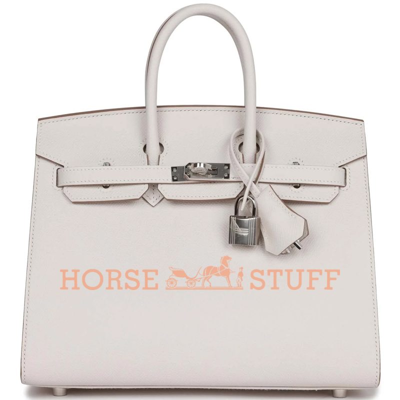 Hermès Birkin Sellier 30 Gris Pale Epsom PHW