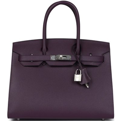 Hermès Birkin Sellier 30 Cassis Madame PHW