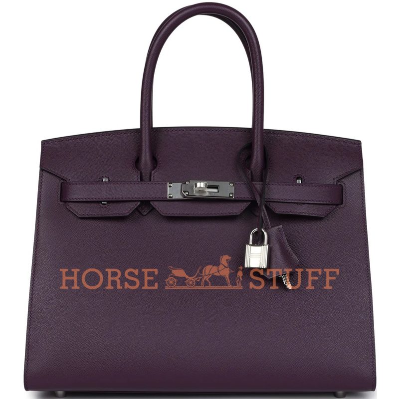 Hermès Birkin Sellier 30 Cassis Madame PHW