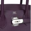 Hermès Birkin Sellier 30 Cassis Madame PHW