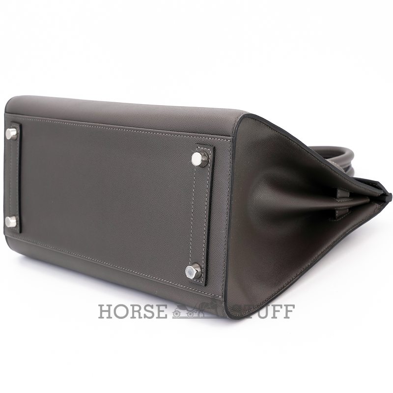 Hermès Birkin Sellier 30 Graphite Madame PHW