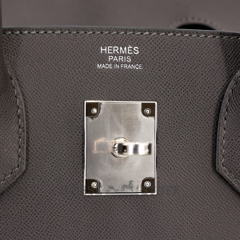 Hermès Birkin Sellier 30 Graphite Madame PHW