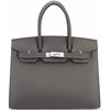 Hermès Birkin Sellier 30 Graphite Madame PHW