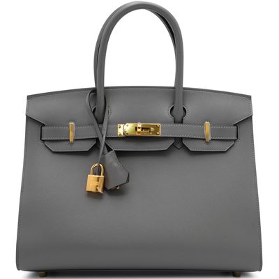 Hermès Birkin Sellier 30 Gris Meyer Madame GHW