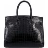 Hermès Birkin Sellier 30 Black Shiny Crocodile Porosus GHW