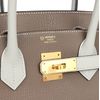 Hermès Birkin 30 Special Order HSS Etoupe / Gris Perle Chèvre BGHW