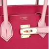 Hermès Birkin 30 Special Order HSS Rose Mexico / Rose Sakura Chèvre RGHW