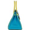Hermès Birkin 30 Special Order HSS Turquoise / Lime Chèvre GHW