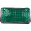 Hermès Birkin 30 Special Order HSS Vert Emerald / Rose Scheherazade Shiny Crocodile Niloticus BGHW