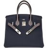 Hermès Birkin 30 Special Order HSS Blue Nuit / Etain Togo BPHW