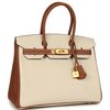 Hermès Birkin 30 Special Order HSS Craie / Gold Togo BGHW