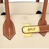 Hermès Birkin 30 Special Order HSS Craie / Gold Togo BGHW