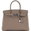 Hermès Birkin 30 Special Order HSS Gris Tourterelle / Craie Togo PHW