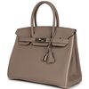 Hermès Birkin 30 Special Order HSS Gris Tourterelle / Craie Togo PHW