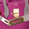 Hermès Birkin 30 Special Order HSS Rose Pourpre / Gris Asphalt Togo GHW