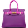 Hermès Birkin 30 Special Order HSS Anemone / Rose Pourpre Epsom BGHW