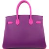 Hermès Birkin 30 Special Order HSS Anemone / Rose Pourpre Epsom BGHW