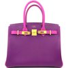 Hermès Birkin 30 Special Order HSS Anemone / Rose Pourpre Epsom BGHW