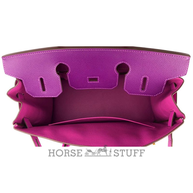 Hermès Birkin 30 Special Order HSS Anemone / Rose Pourpre Epsom BGHW