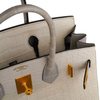 Hermès Birkin 30 Special Order HSS Beton / Gris Perle Matte Crocodile Alligator BGHW