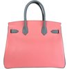 Hermès Birkin 30 Special Order HSS Rose Confetti / Blue Glacier Epsom GHW