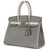 Hermès Birkin 30 Special Order HSS Gris Mouette / Craie Epsom BPHW