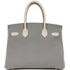 Hermès Birkin 30 Special Order HSS Gris Mouette / Craie Epsom BPHW