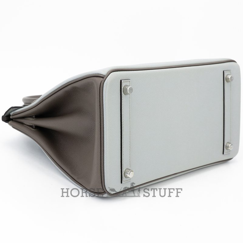 Hermès Birkin 30 Special Order HSS Gris Mouette / Etain Epsom BPHW