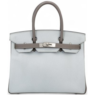 Hermès Birkin 30 Special Order HSS Gris Mouette / Etain Epsom BPHW