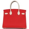 Hermès Birkin 30 Special Order HSS Rouge de Coeur / Craie Epsom GHW