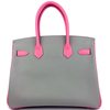 Hermès Birkin 30 Special Order HSS Gris Mouette / Rose Azalee Epsom BPHW