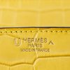Hermès Birkin 30 Special Order HSS Mimosa / Blue Paon Crocodile Porosus BGHW