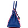 Hermès Birkin 30 Special Order HSS Rose Azalee / Blue Electrique Epsom BGHW
