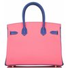 Hermès Birkin 30 Special Order HSS Rose Azalee / Blue Electrique Epsom BGHW