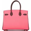 Hermès Birkin 30 Special Order HSS Rose Azalee / Bordeaux Epsom GHW