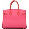 Hermès Birkin 30 Special Order HSS Rose Azalee / Feu Epsom Permabrass