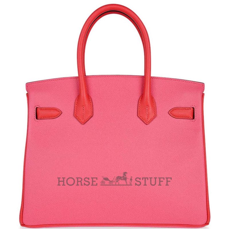 Hermès Birkin 30 Special Order HSS Rose Azalee / Rose Jaipur Epsom BPHW