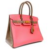 Hermès Birkin 30 Special Order HSS Rose Jaipur / Etoupe Epsom BGHW