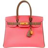 Hermès Birkin 30 Special Order HSS Rose Jaipur / Etoupe Epsom BGHW