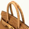 Hermès Birkin 30 Touch Caramel Togo / Tabac Camel Shiny Crocodile Niloticus GHW