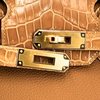 Hermès Birkin 30 Touch Caramel Togo / Tabac Camel Shiny Crocodile Niloticus GHW