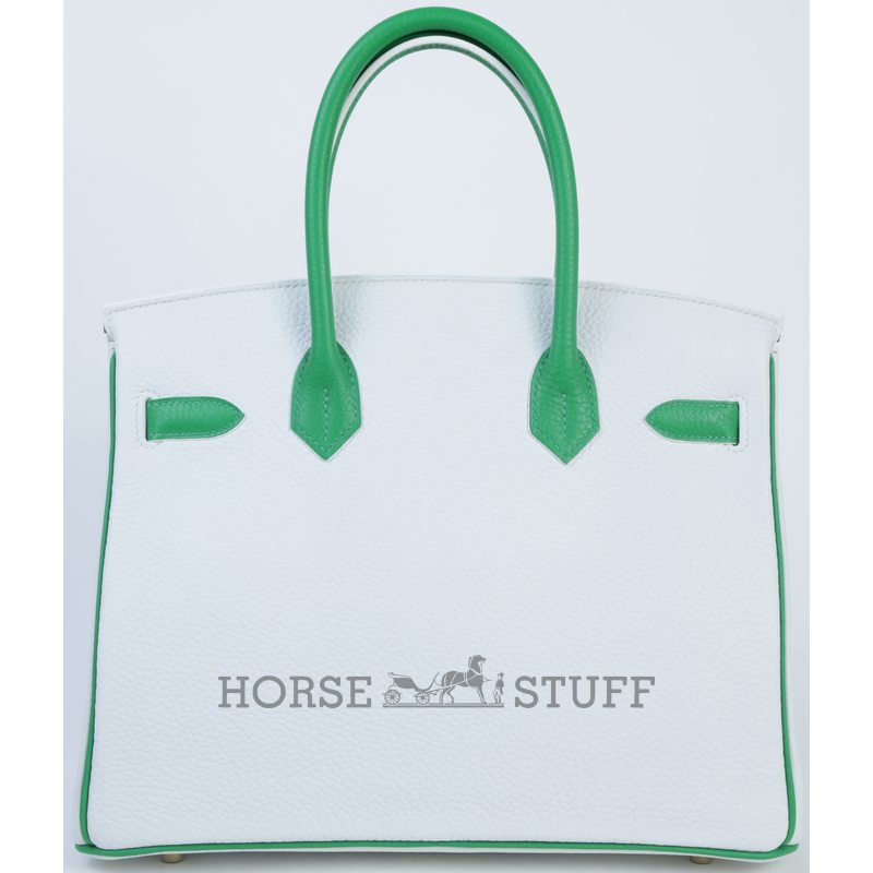 Hermès Birkin 30 Special Order HSS White / Bambou Togo GHW