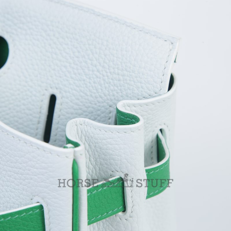 Hermès Birkin 30 Special Order HSS White / Bambou Togo GHW