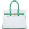 Hermès Birkin 30 Special Order HSS White / Bambou Togo GHW