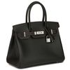 Hermès Birkin 30 Special Order HSS Verso with Contrast Stitching Black / Rouge H Epsom PHW