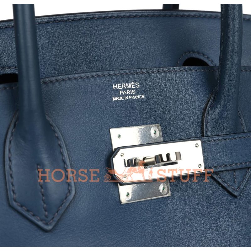 Hermès Birkin 30 Deep Blue Swift PHW