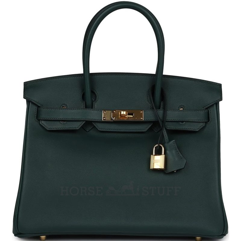 Hermès Birkin 30 Vert Tropical Swift GHW
